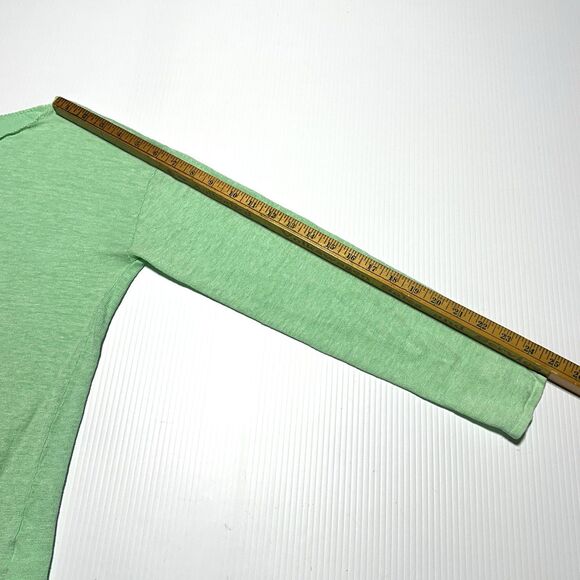 Lilly Pulitzer Alana Sweater 100% Linen Women's Size L Large Green Pullover - Picture 10 of 11